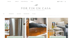 Desktop Screenshot of porfinencasa.com